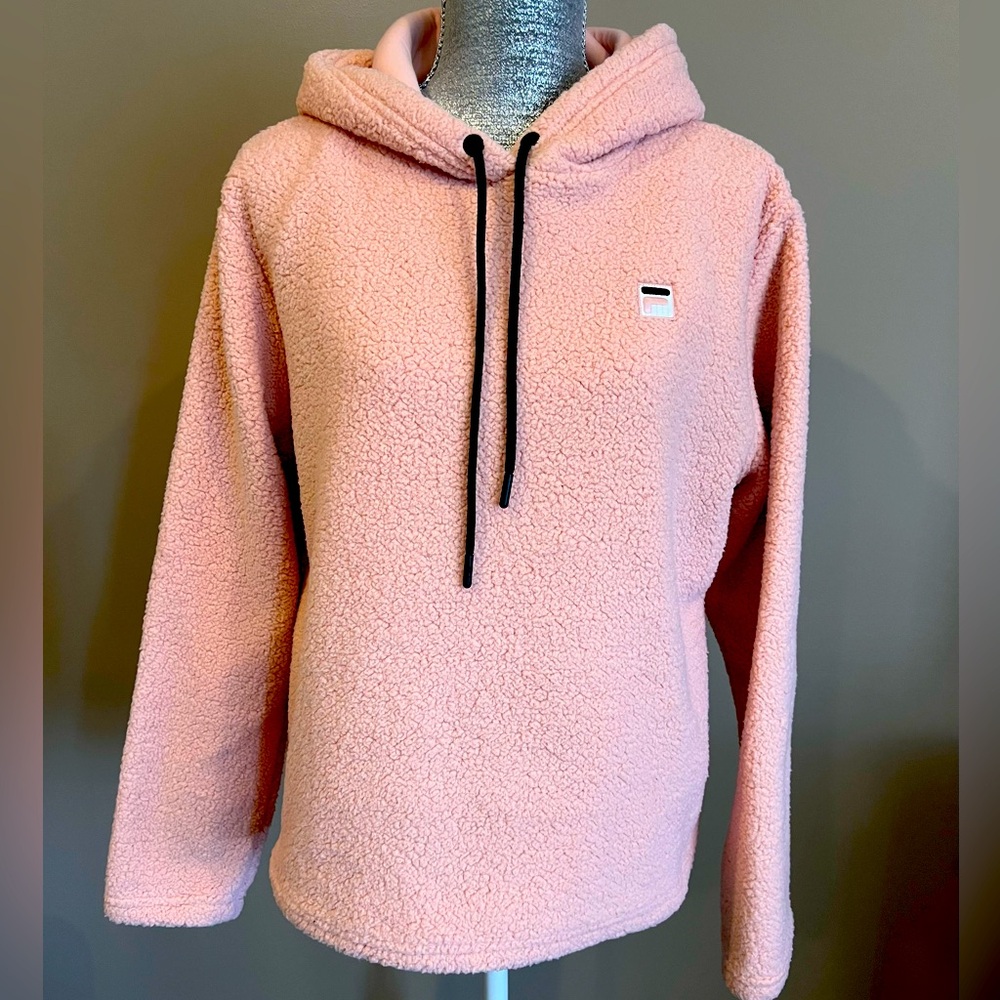 FILA Sherpa Pullover Hoodie (L)